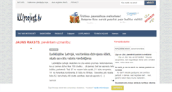 Desktop Screenshot of kllproject.lv